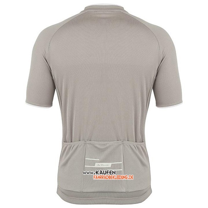 De Marchi Kurzarmtrikot 2020 und Kurze Tragerhose Licht Grau